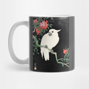 Cockatoo and Pomegranate by Ohara Koson Mug